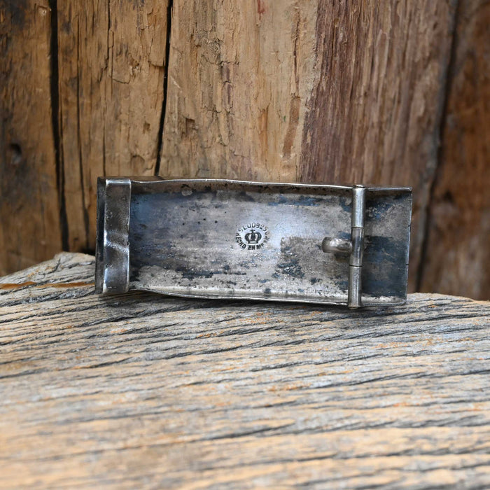 Sterling Silver Longhorn Belt Buckle
