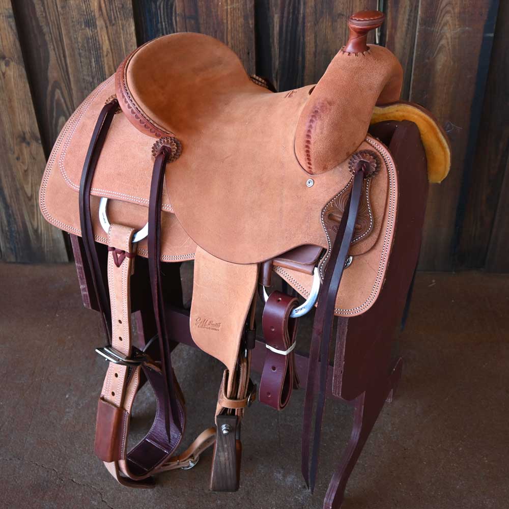 14" JUNIOR JEFF SMITH COW HORSE SADDLE Saddles Jeff Smith