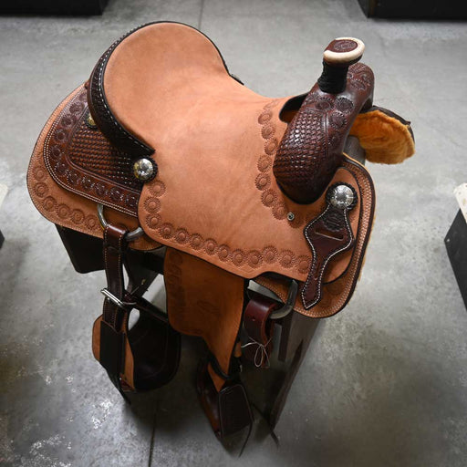 14.5" TESKEY'S ROPING SADDLE Saddles - New Teskey's Saddlery