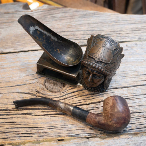 1920's - 30's Lake George, NY Souvenir Pipe & Holder Collectibles misc