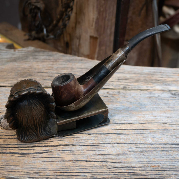 1920's - 30's Lake George, NY Souvenir Pipe & Holder Collectibles misc