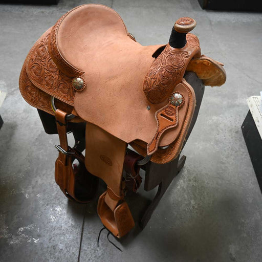 15" TESKEY'S ROPING SADDLE Saddles - New Teskey's Saddlery