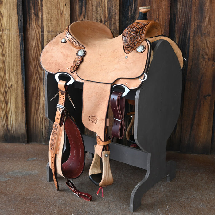 14" TESKEY'S CALF ROPING SADDLE