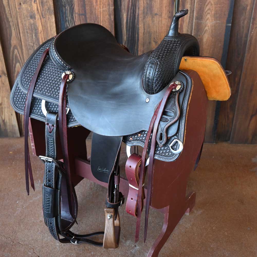 15.5" JEFF SMITH CUTTING SADDLE Saddles Jeff Smith