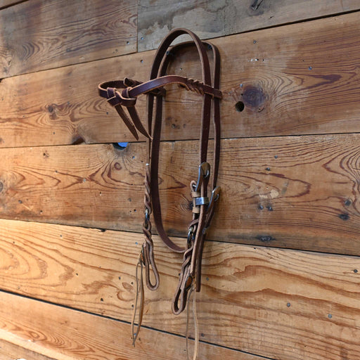 Joe Hipp Browband Headstall w/Teskey's Hardware Tack - Headstalls Joe Hipp