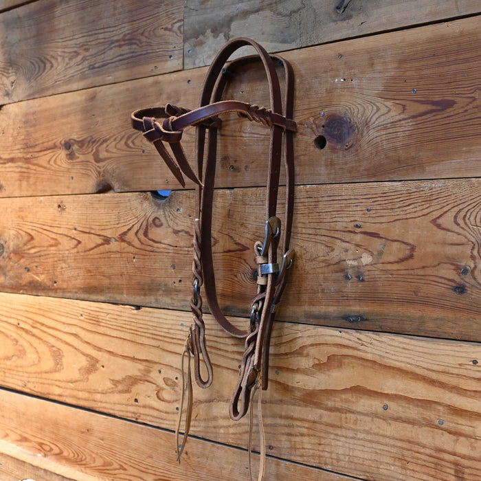 Joe Hipp Browband Headstall w/Teskey's Hardware Tack - Headstalls Joe Hipp
