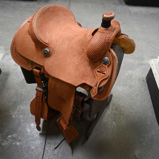 14.5" TESKEY'S ROPING SADDLE Saddles - New Teskey's Saddlery