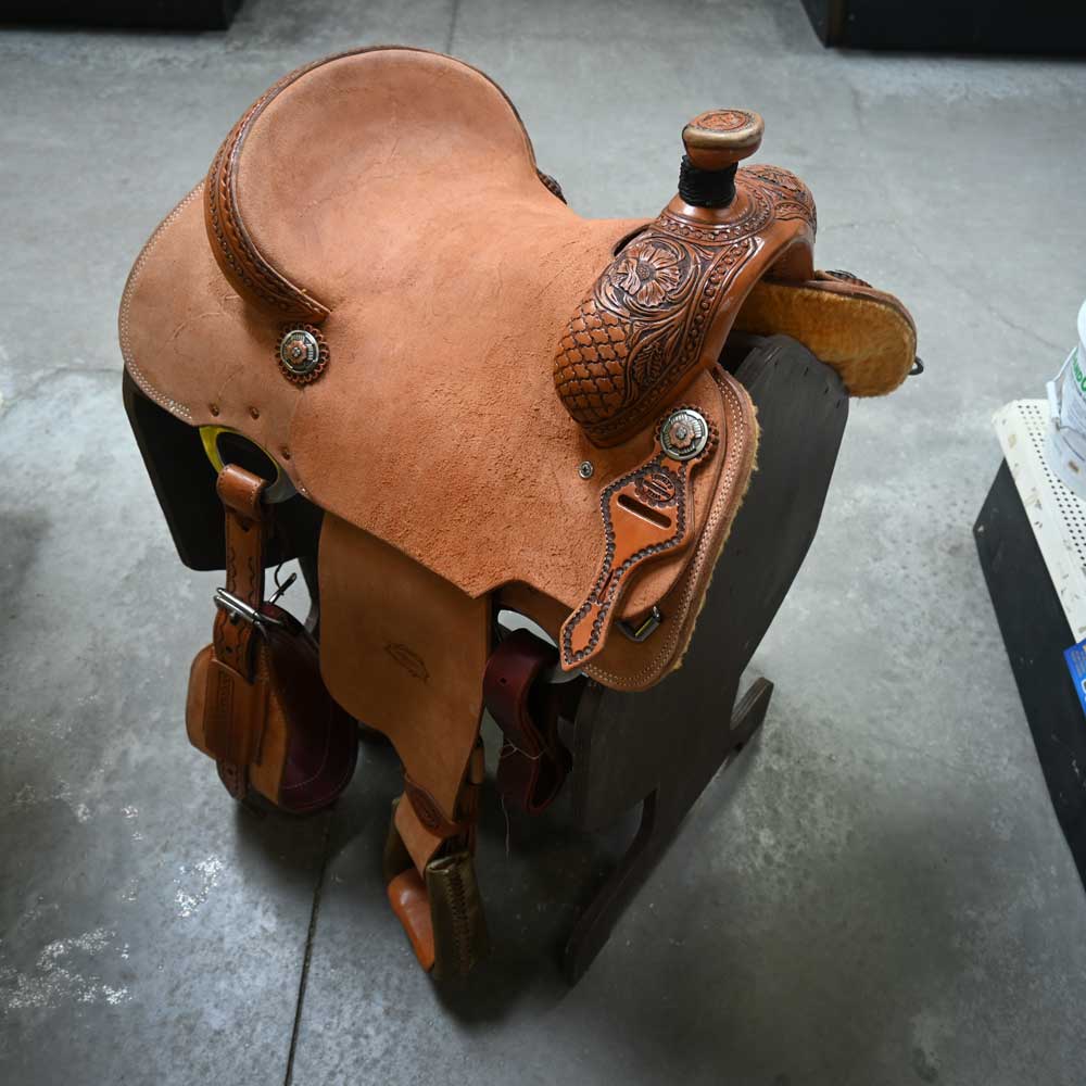 14.5" TESKEY'S ROPING SADDLE - Teskeys