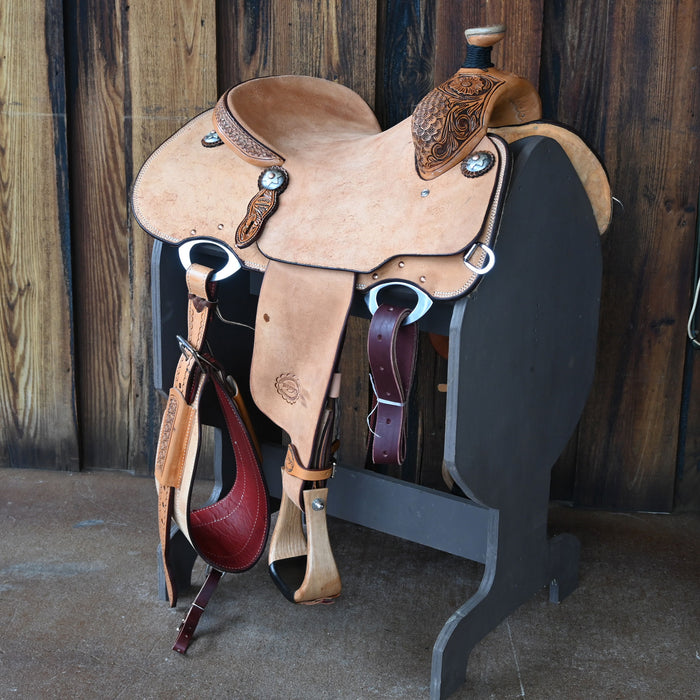 14.5" TESKEY'S CALF ROPING SADDLE