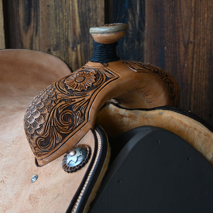 14.5" TESKEY'S CALF ROPING SADDLE