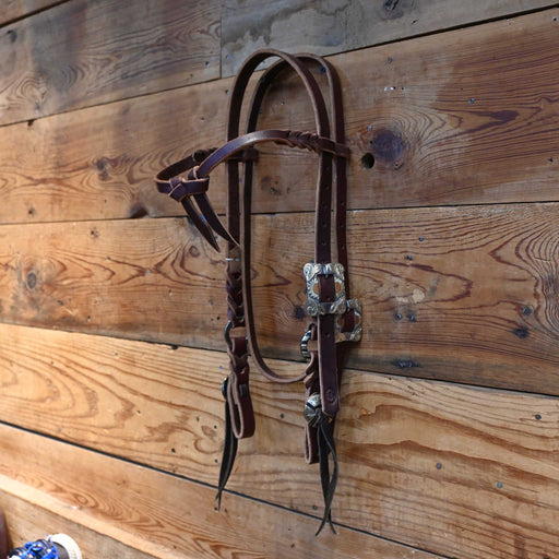 Joe Hipp Browband Headstall w/Teskey's Hardware Tack - Headstalls Joe Hipp