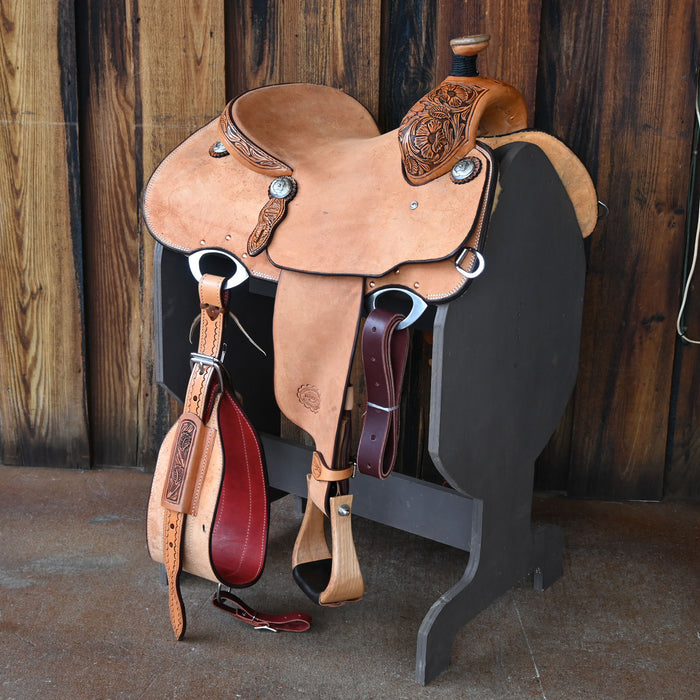 14" TESKEY'S CALF ROPING SADDLE