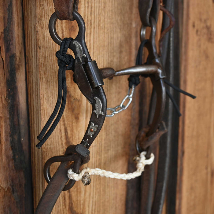 Josh Ownbey Silver Mounted Snaffle w/ J.Martin Buckle Bridle Rig 4143