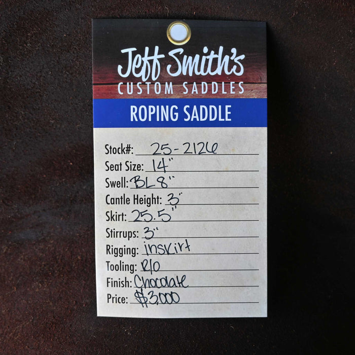 14" JEFF SMITH TEAM ROPING SADDLE