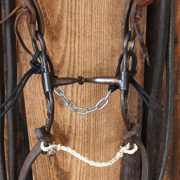 Josh Ownbey Silver Mounted Snaffle w/ J.Martin Buckle Bridle Rig 4143