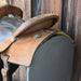 13.5" USED SHARIN HALL BARREL SADDLE Saddles - Used Sharin Hall