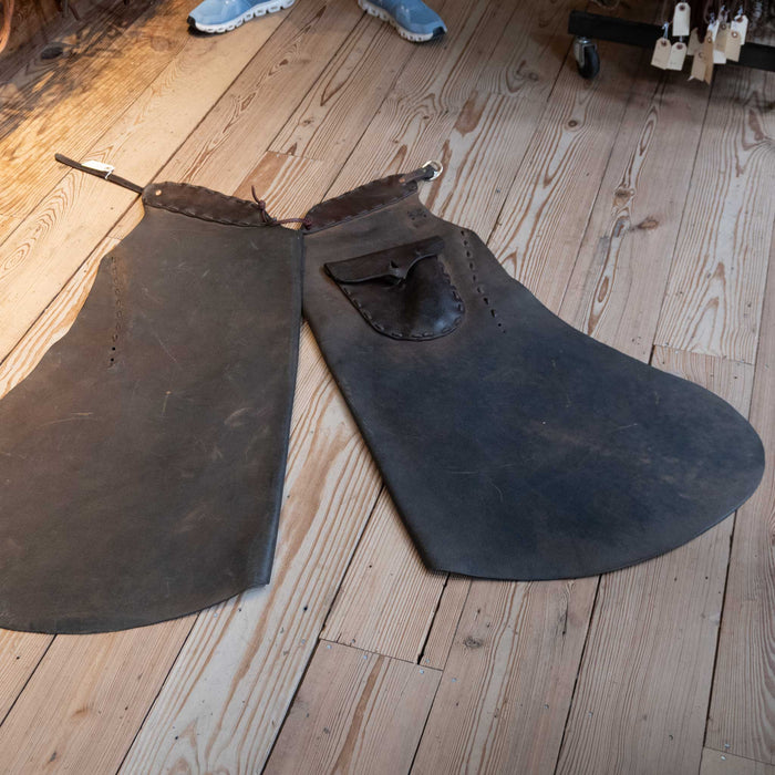 Vintage 1920's Heavy Batwing Chaps