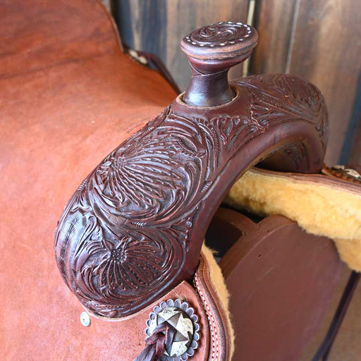 16.5" JEFF SMITH COW HORSE SADDLE Saddles - New Jeff Smith