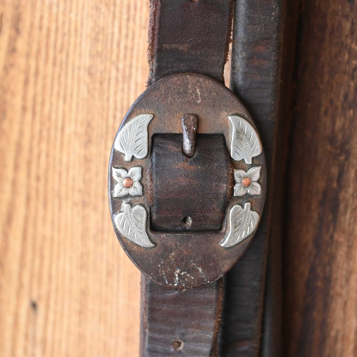 Josh Ownbey Silver Mounted Snaffle w/ J.Martin Buckle Bridle Rig 4143