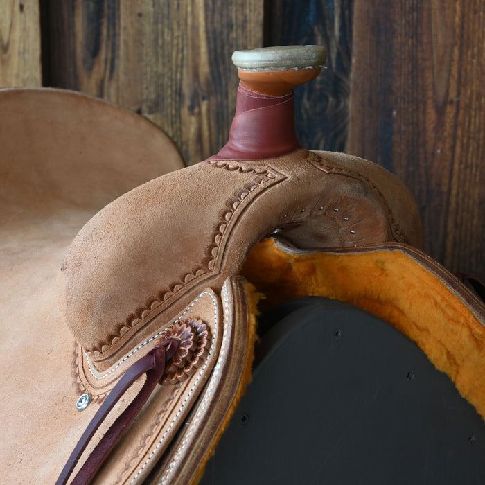 15" PATRICK SMITH TEAM ROPING SADDLE