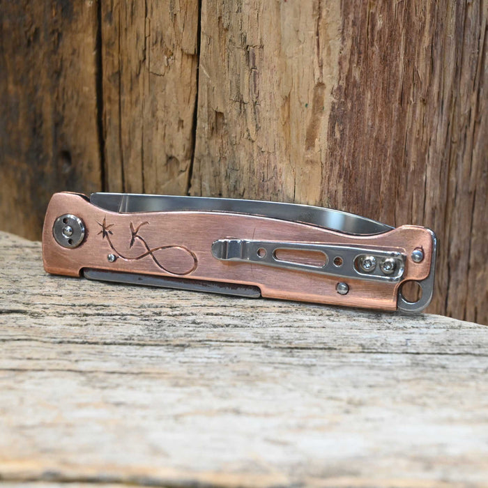 Kamphaus Copper Engraved Boker Pocket Knife