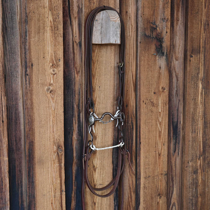 Silver Mounted Solid Port with Copper Inlay Bridle Rig 4145