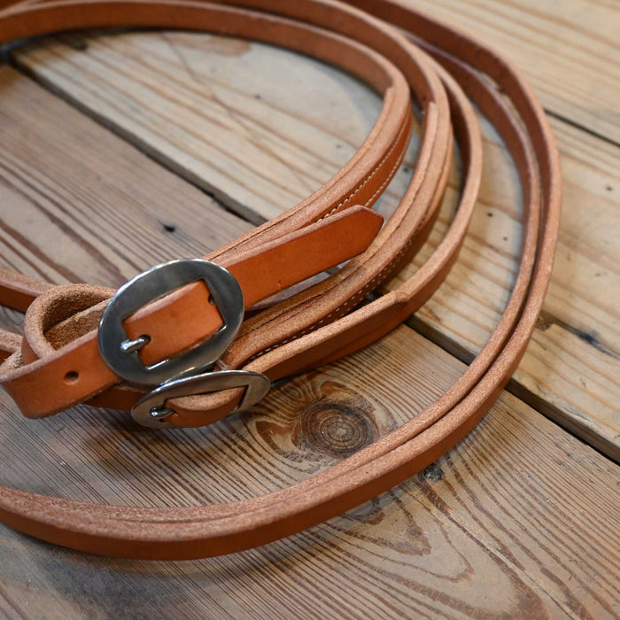 Ross Bullinger 8' Long Weighted Split Reins Tack - Reins Ross Bullinger