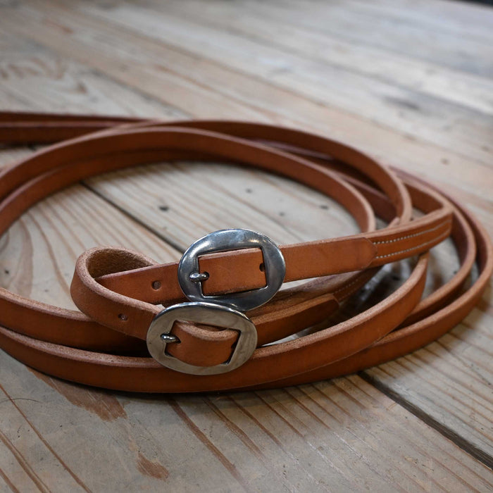 Ross Bullinger 7' 10" Medium Weighted Split Reins Tack - Reins Ross Bullinger