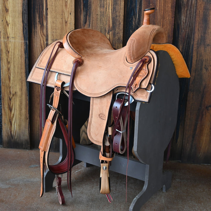 15" TESKEY'S PRO CUTTER RANCH CUTTER SADDLE