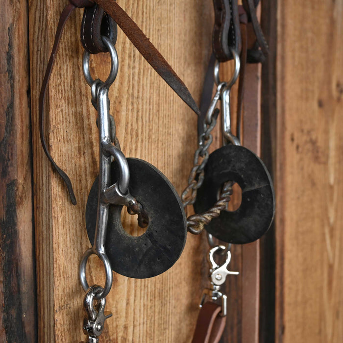 JD Morrow Twisted Wire Gag Bridle Rig 4147