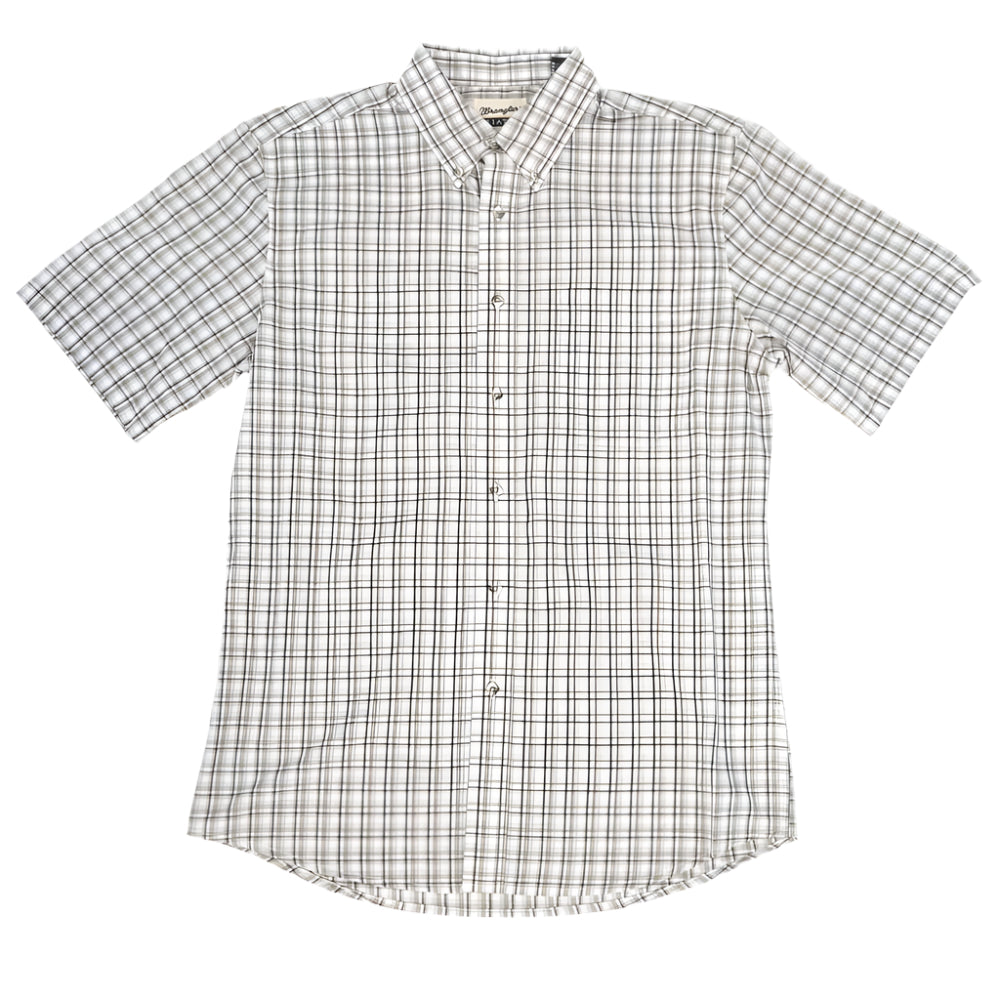 Wrangler Men's Riata Plaid Shirt MEN - Clothing - Shirts - Short Sleeve Wrangler