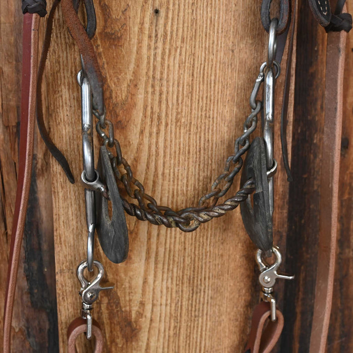 JD Morrow Twisted Wire Gag Bridle Rig 4147