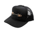 McIntire Saddlery Silver Metal Bit Trucker Hat WOMEN - Accessories - Caps, Hats & Fedoras McIntire Saddlery