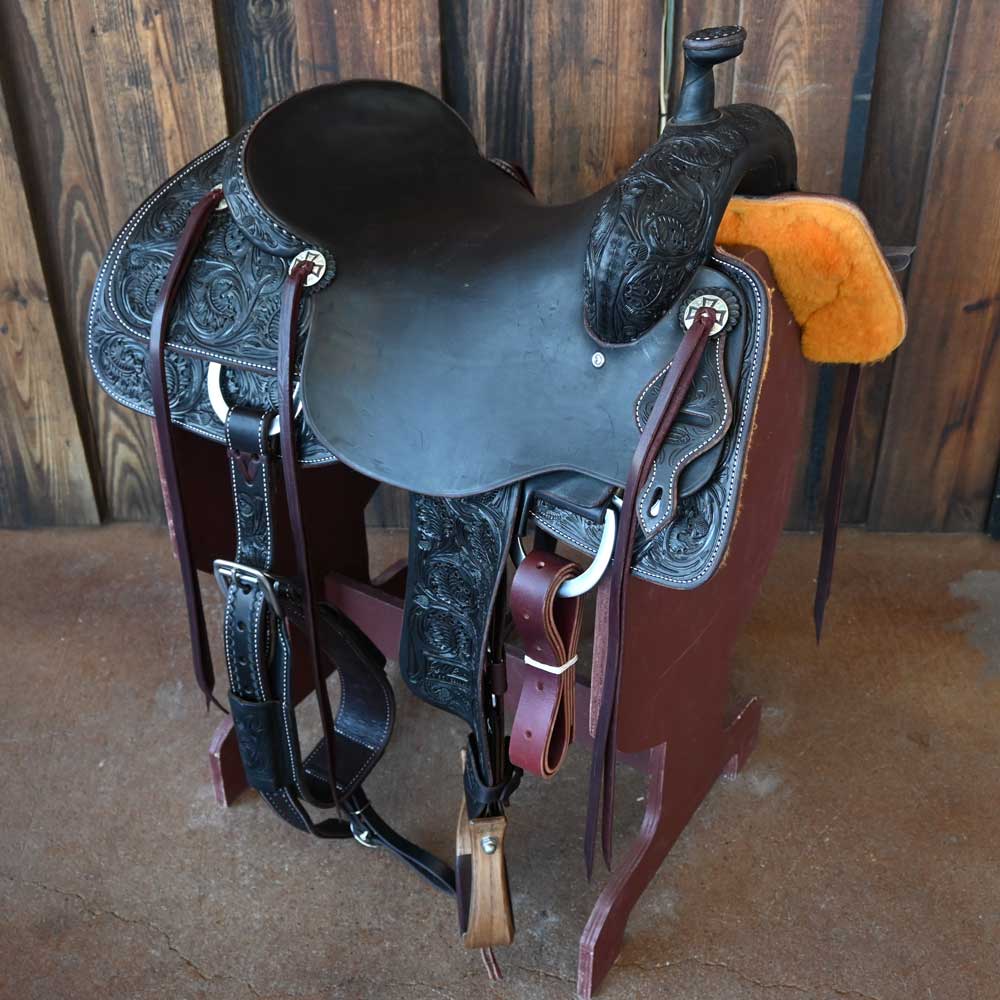 16.5" JEFF SMITH RANCH CUTTER SADDLE Saddles Jeff Smith