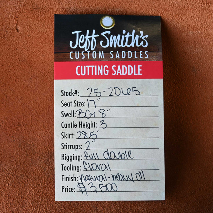 17" JEFF SMITH BEAU GALYEAN CUTTING SADDLE