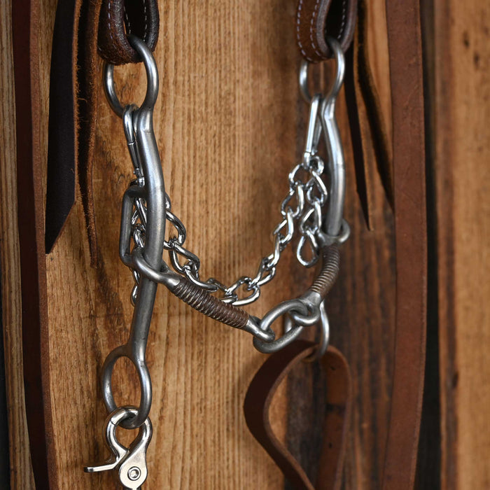 Lifesaver with Copper Bars Gag Bridle Rig 4149