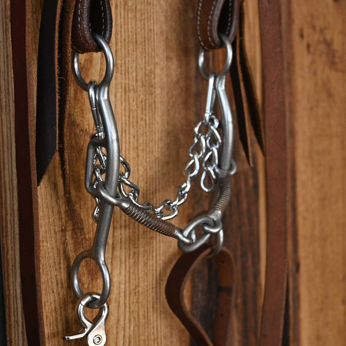 Lifesaver with Copper Bars Gag Bridle Rig 4149
