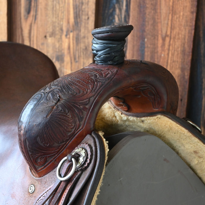 16.5" JEFF SMITH COWBOY SADDLE Saddles - Used Jeff Smith