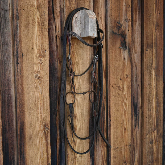 Twisted Wire Snaffle Bridle Rig 4150