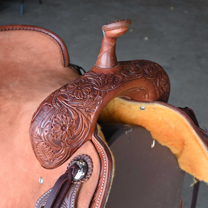 17" JEFF SMITH BEAU GALYEAN CUTTING SADDLE