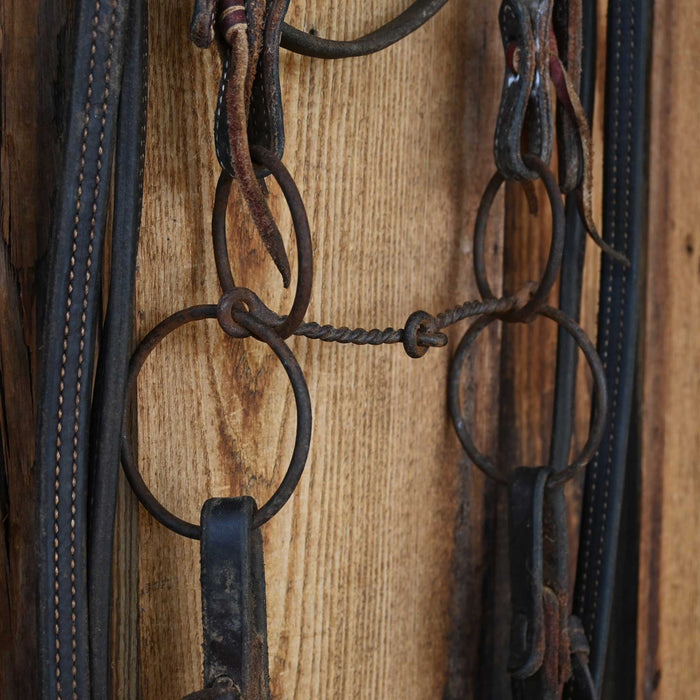 Twisted Wire Snaffle Bridle Rig 4150