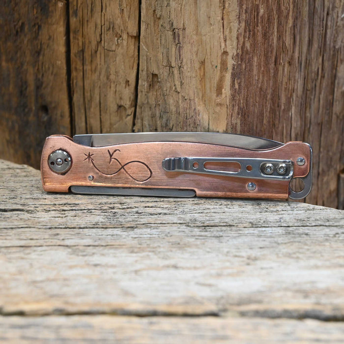 Kamphaus Copper Engraved Boker Pocket Knife