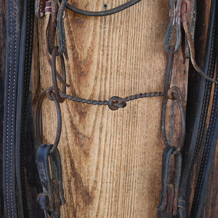 Twisted Wire Snaffle Bridle Rig 4150
