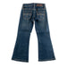 Rock & Roll Denim Girl's Turquoise Bootstich Bootcut Jean KIDS - Girls - Clothing - Jeans Panhandle