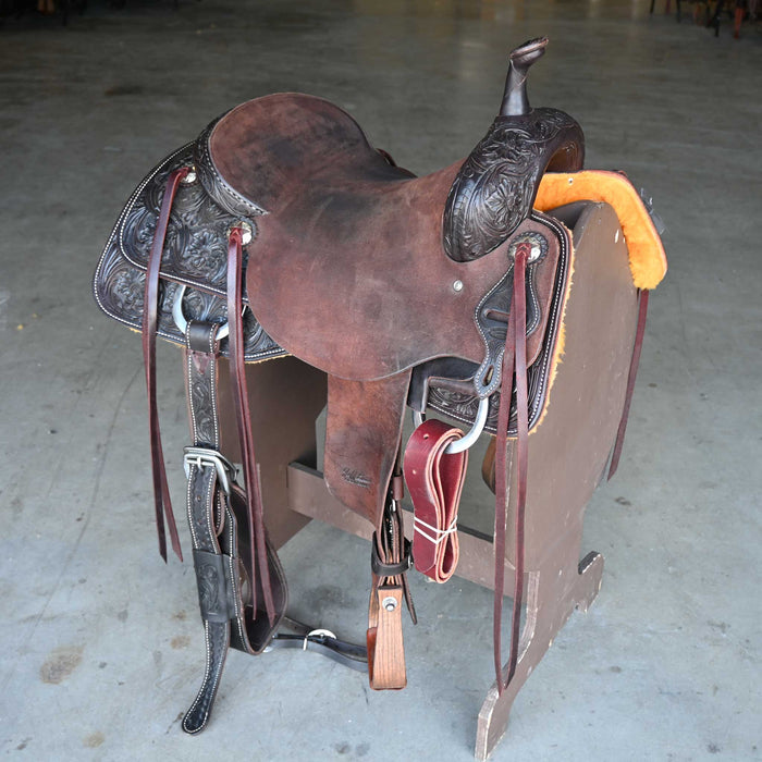 16.5" JEFF SMITH BUSTER WELCH CUTTING SADDLE