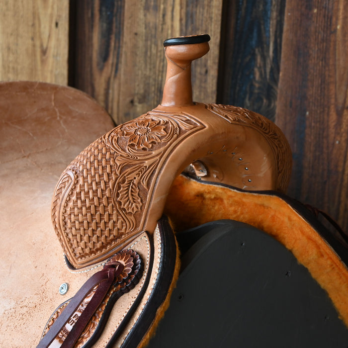 16" TESKEY'S PRO CUTTER RANCH CUTTER SADDLE Saddles - New Teskey's Saddlery