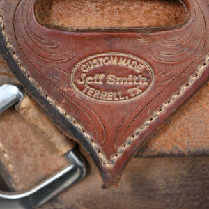 14.5" USED JEFF SMITH RANCH CUTTER SADDLE