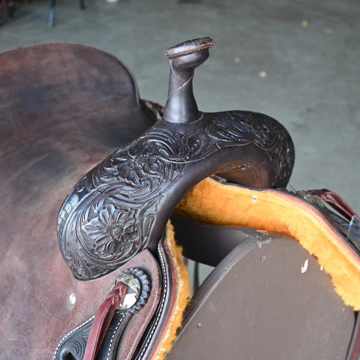 16.5" JEFF SMITH BUSTER WELCH CUTTING SADDLE