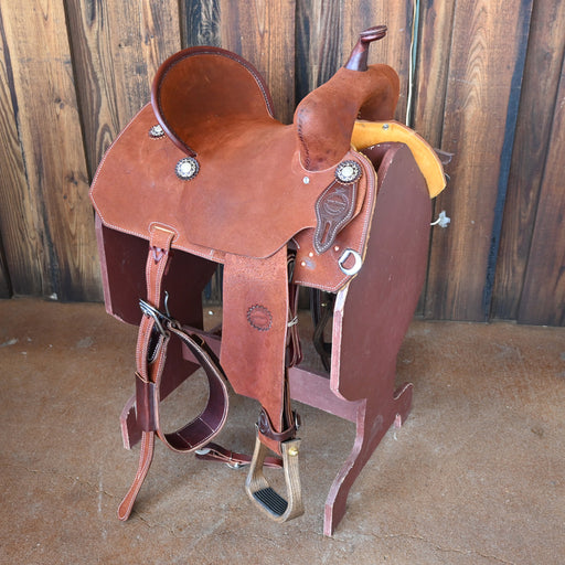 13.5" JEFF SMITH BARREL SADDLE Saddles - New Jeff Smith
