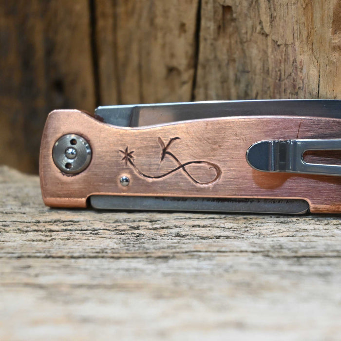 Kamphaus Copper Engraved Boker Pocket Knife